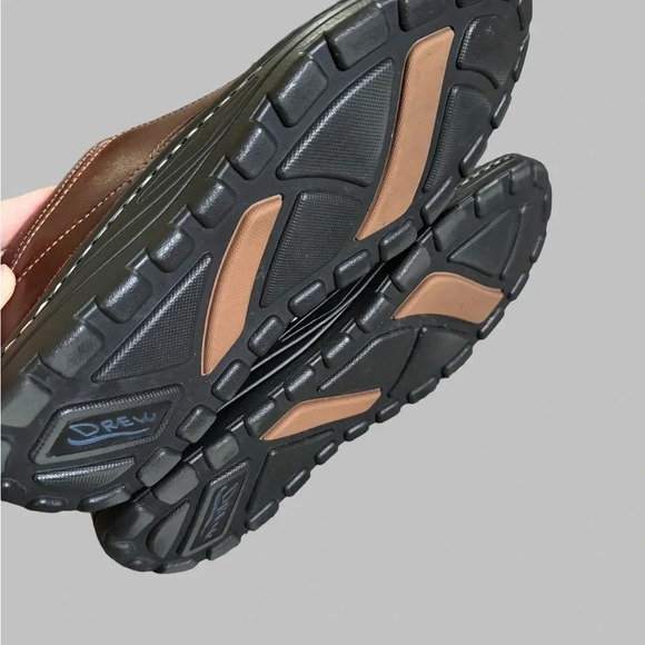 Drew Toledo II Leather Oxford Men's Shoes Size 11.5 N Brown Casual Lace Up - Picture 4 of 6